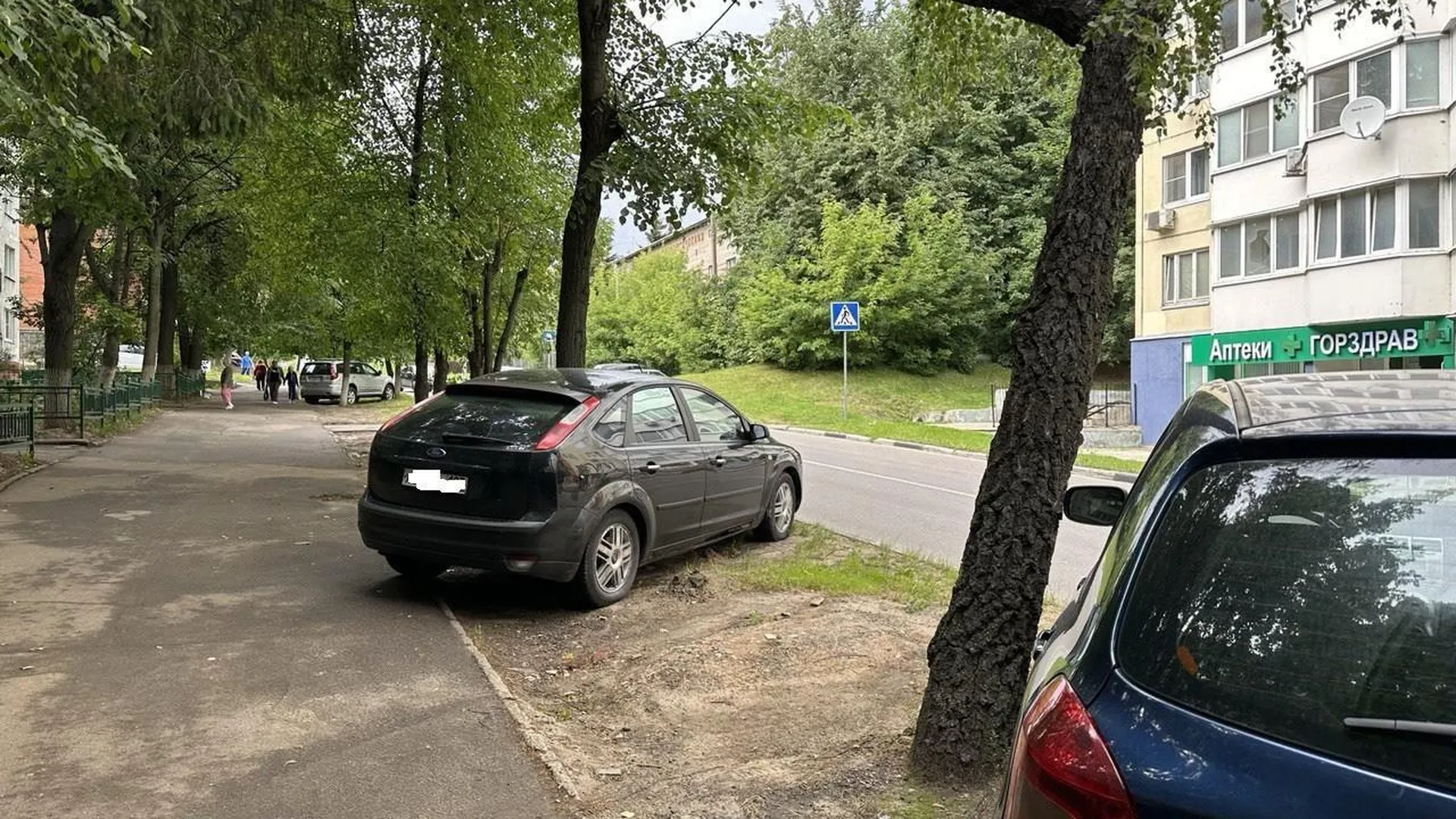 Жители Подмосковья сообщили о 137 случаях парковки на газонах