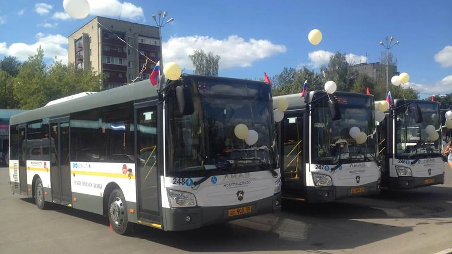 Юдин: Чеховский район получил новые автобусы в рамках программы «Наше Подмосковье»