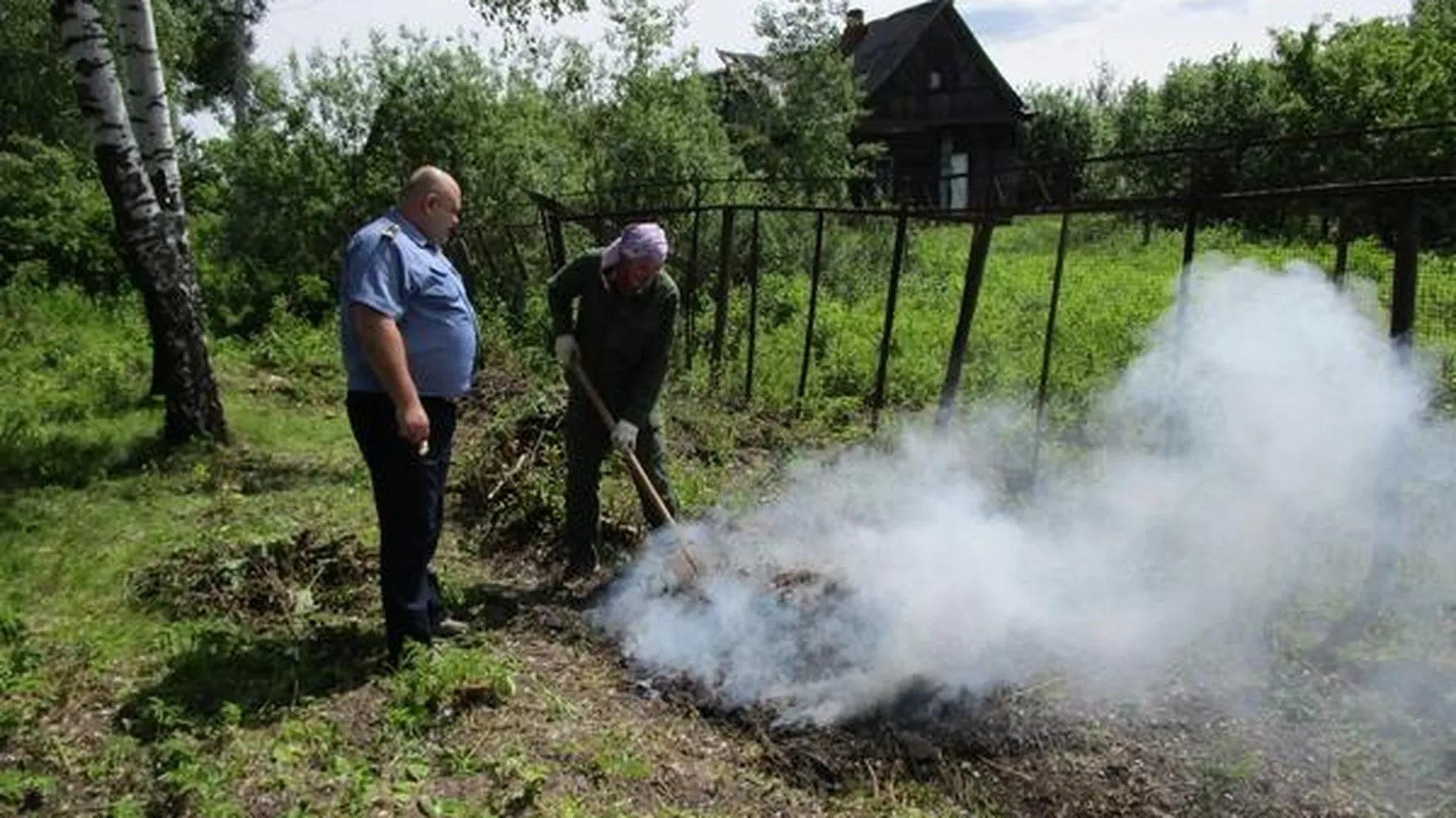 Собственника в Домодедово оштрафовали за сжигание мусора