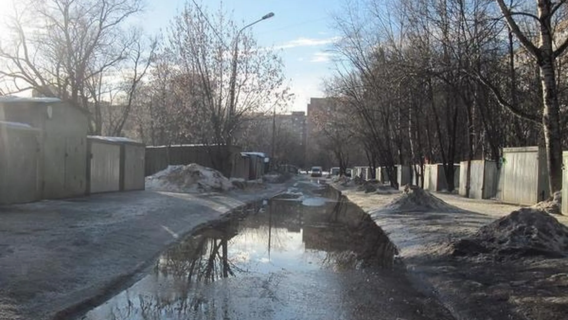 Два крупных подтопления обнаружили в Щелковском районе