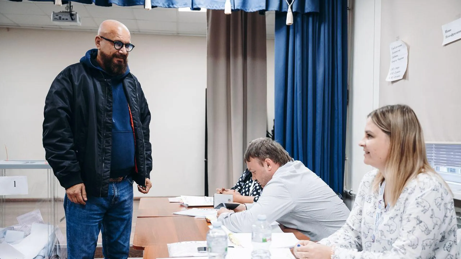 Предприниматель Андрей Ковалев проголосовал на выборах губернатора в Щелкове