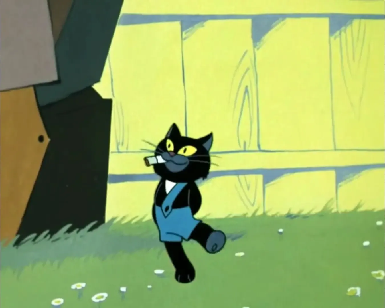 Котенок-курильщик из мультфильма «Ну, погоди!»