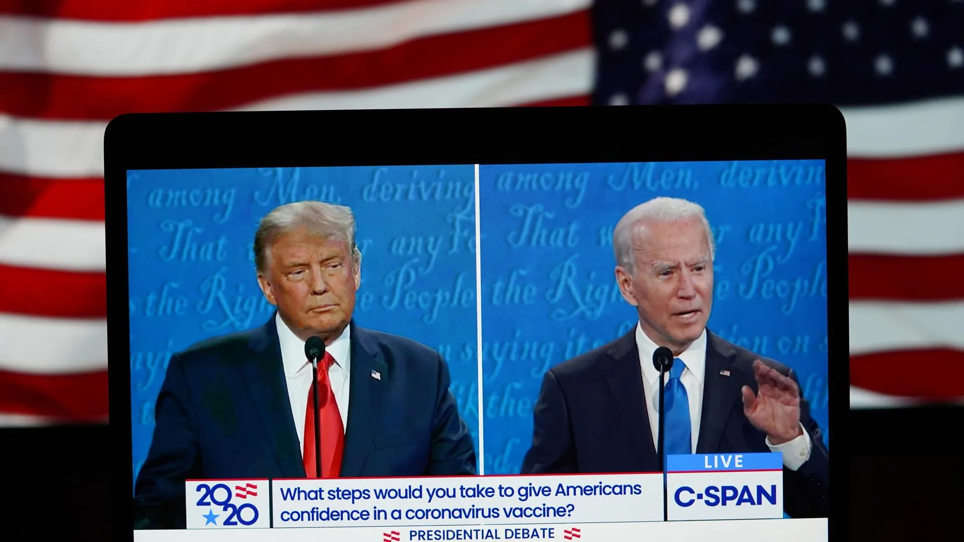 Дебаты Дональда Трампа и Джо Байдена, 2020 год / Stephen Zenner / Keystone Press Agency