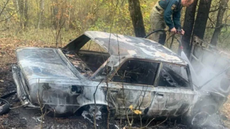 Подростки угнали и сожгли автомобиль под Наро-Фоминском