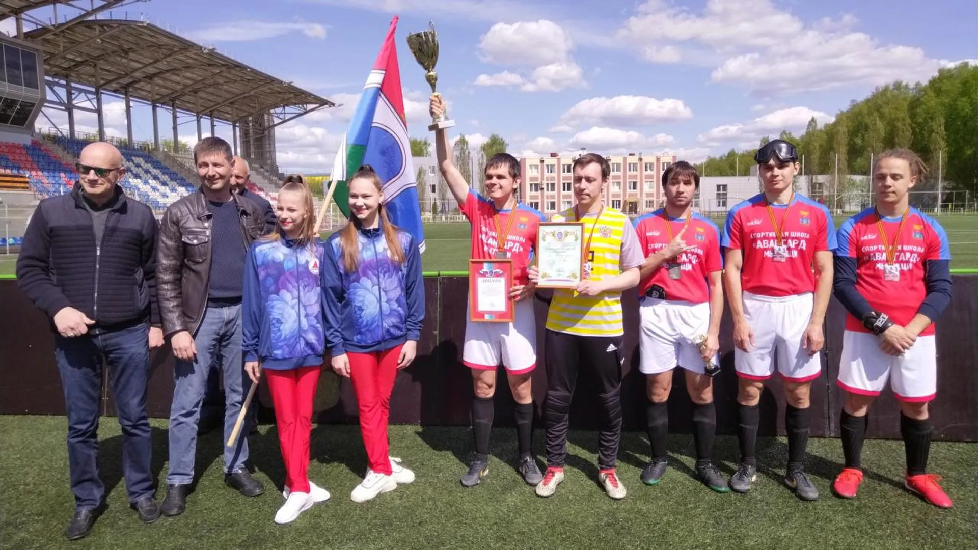 Команда из Мытищ одержала победу в турнире для слепых футболистов «Кубок Победы»