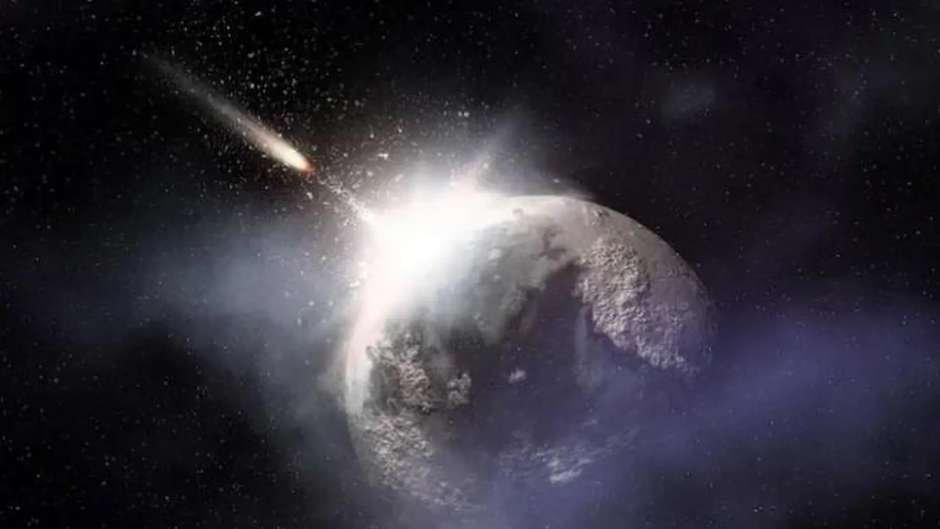 Падение астероида в Германии попало на видео