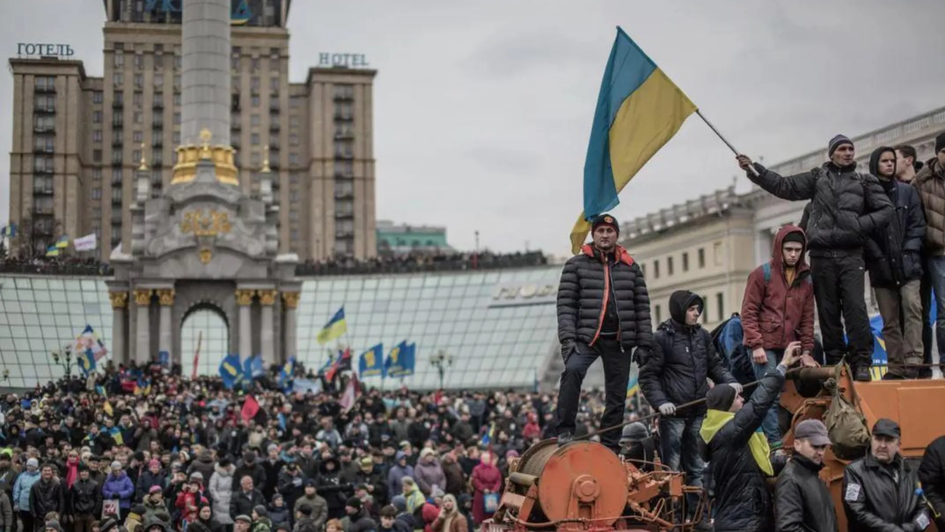 Сторонники Евромайдана, 2014 год