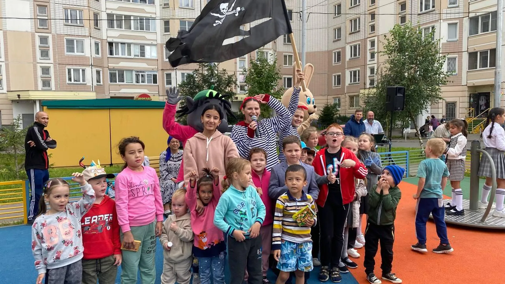Новую детскую площадку открыли в Чехове