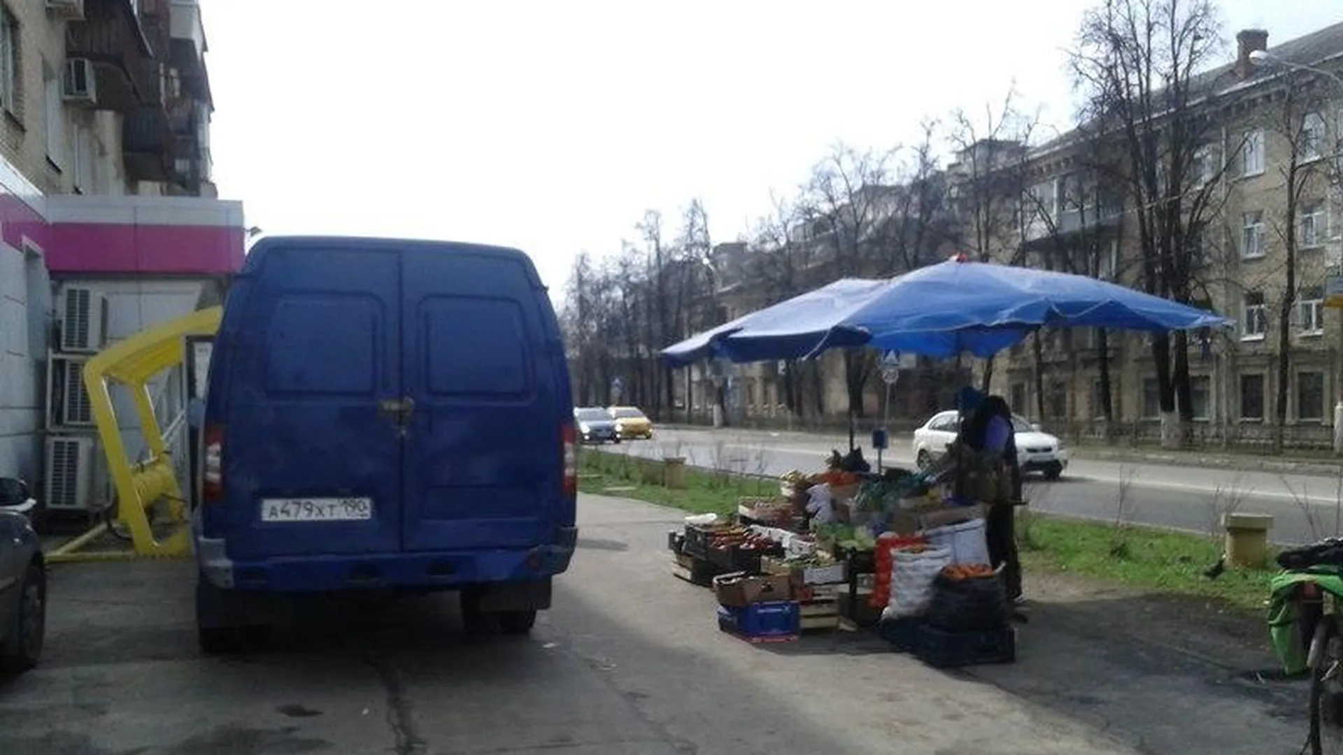 Активный гражданин из Жуковского встал на пути у нелегальных торговцев овощами