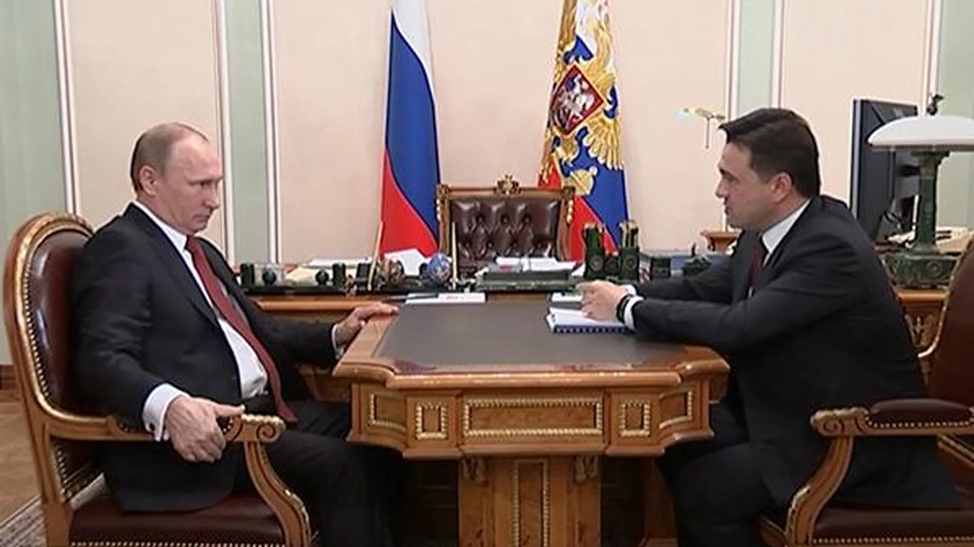 Губернатор МО рассказал президенту РФ об итогах 2014 года 