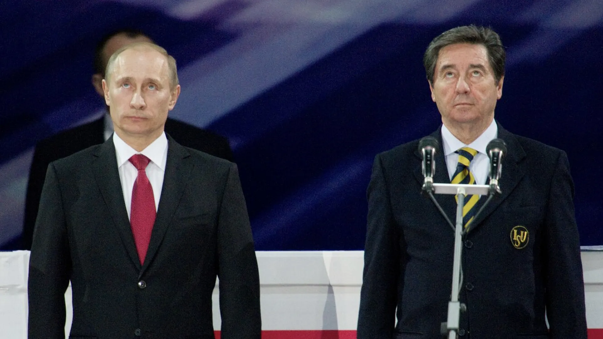 Путин опоздал на ЧМ по фигурному катанию в 2011 году