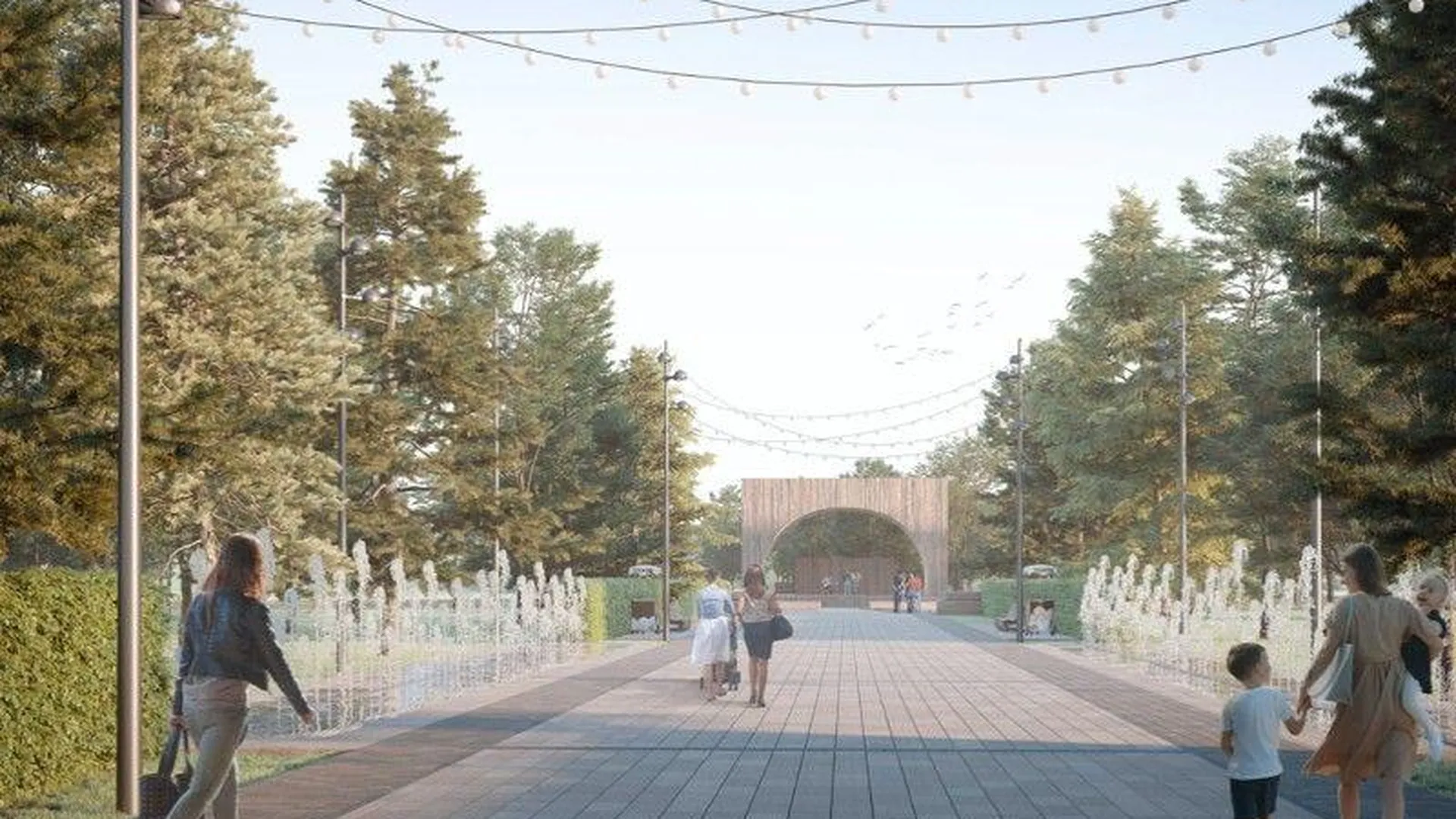 Второй этап благоустройства парка Островского в Ступино планируют завершить в этом году