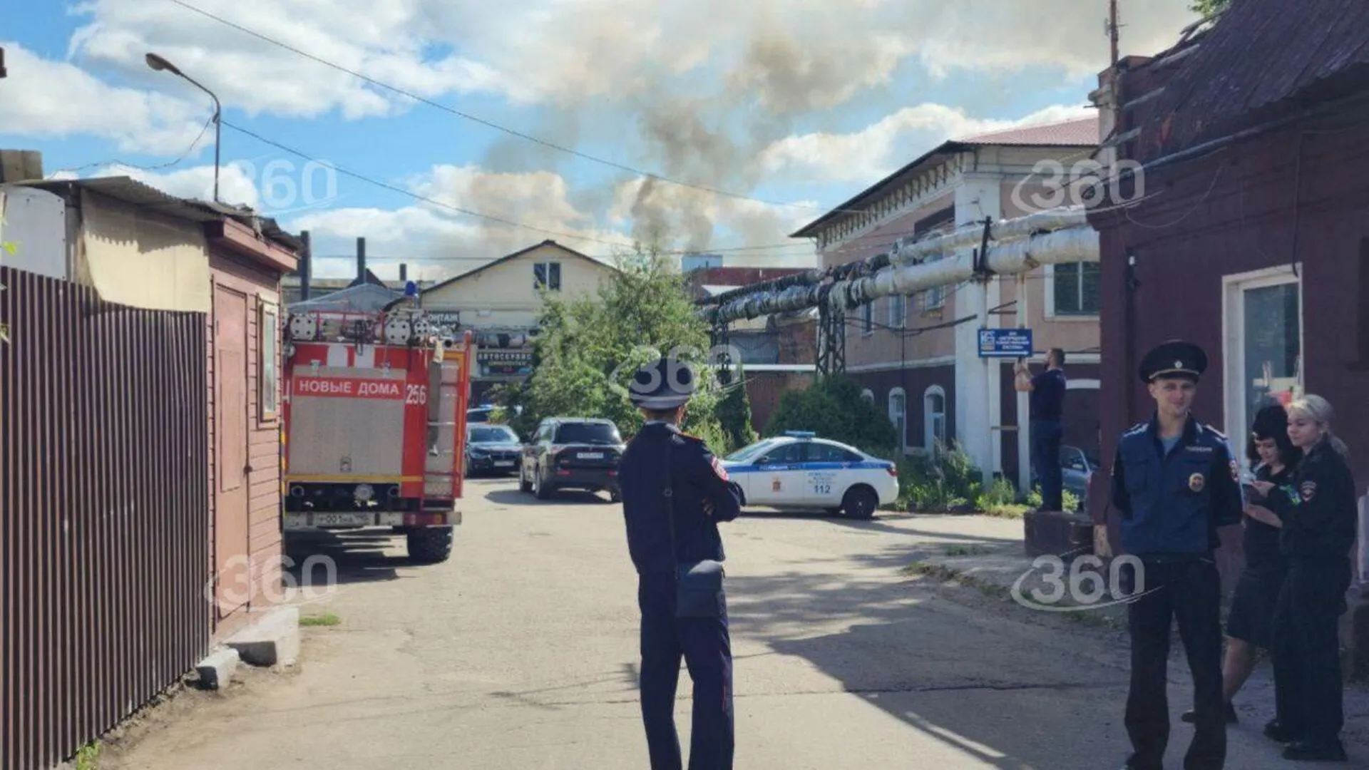 Пожар на складе в Ногинске потушили