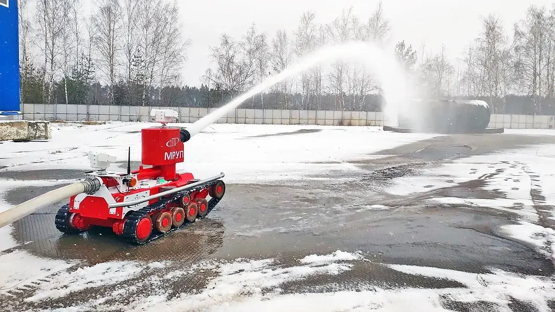 В ОЭЗ «Технополис Москва» создали робота-пожарного