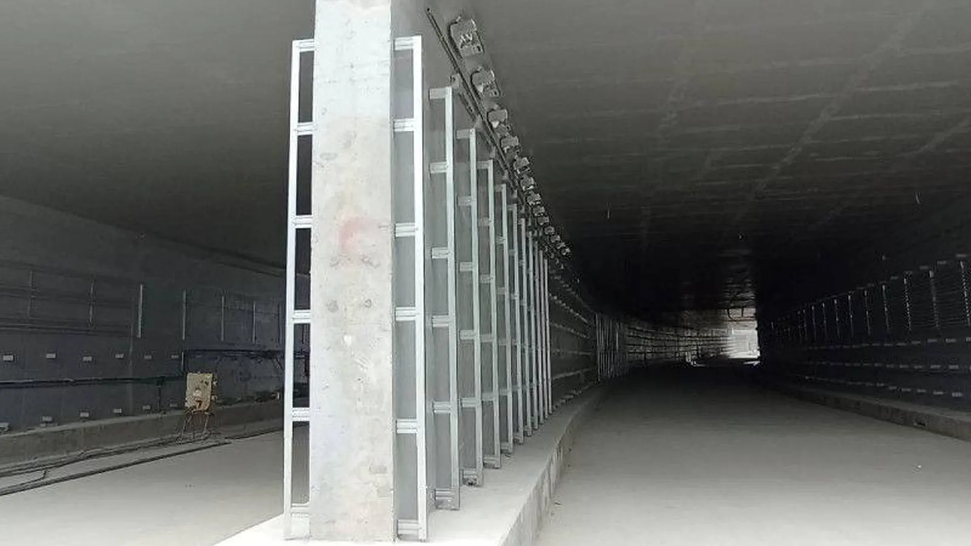 В Жуковском на 70% облицовали тоннель под площадью Громова