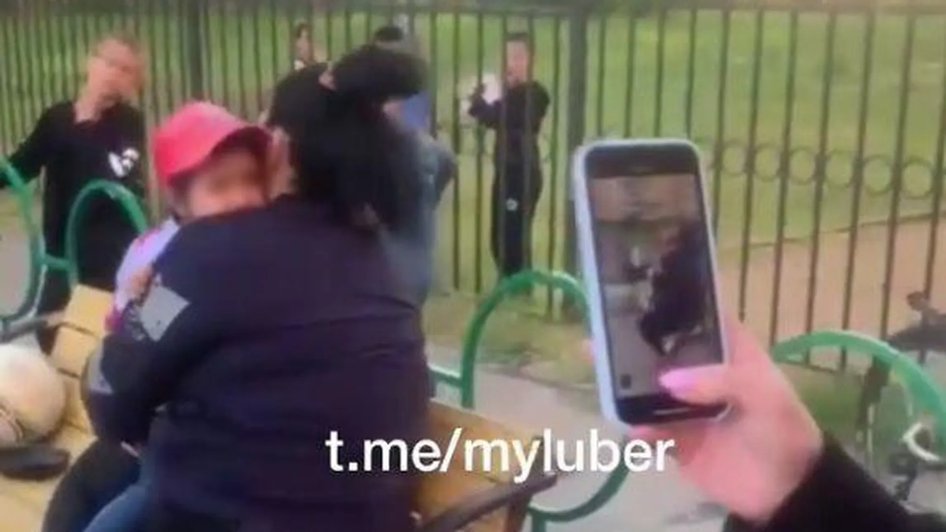 Мамы устроили скандал на детской площадке в Люберцах