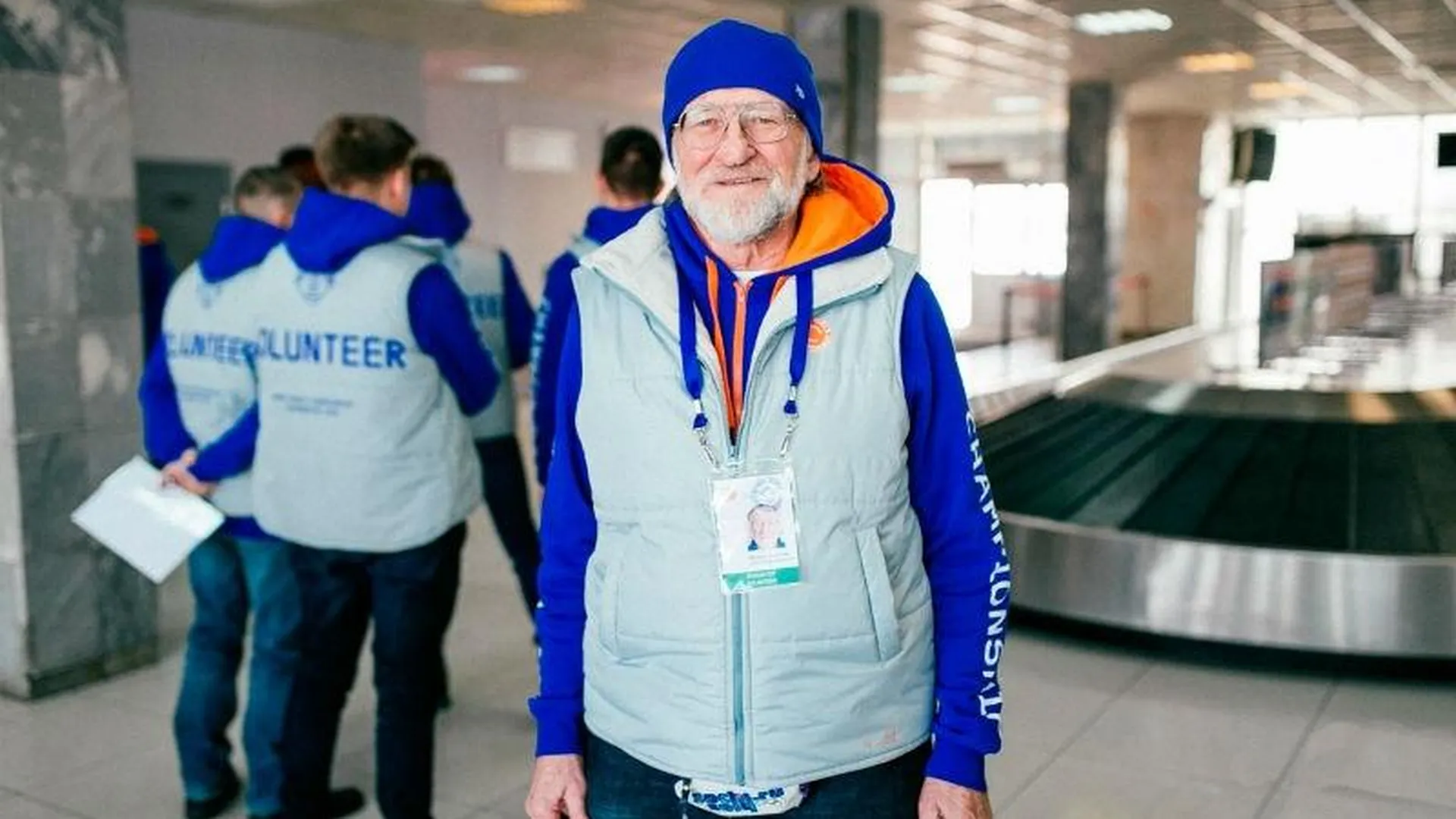 Пенсионер из Химок стал волонтером на чемпионате мира в Хабаровске 