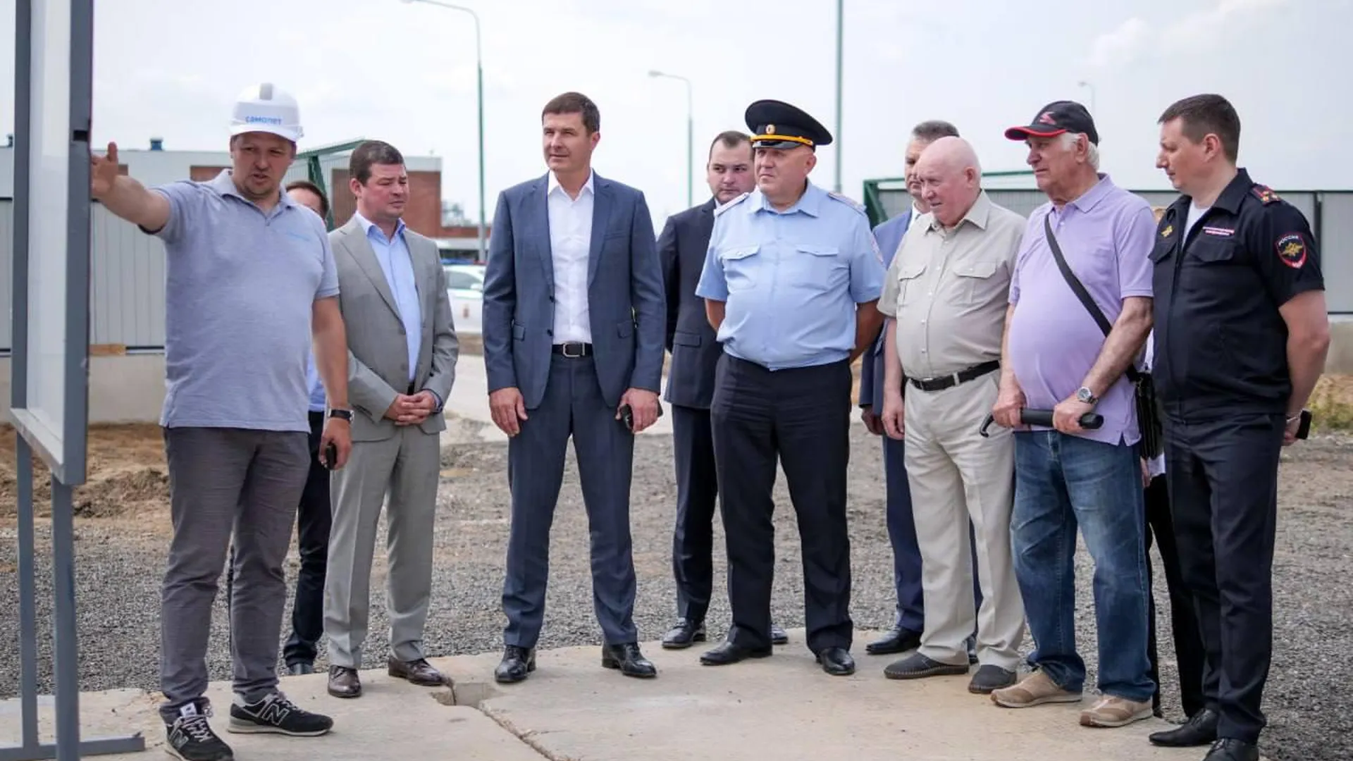 Владимир Волков проверил подготовку площадки для возведения Центра безопасности в Люберцах