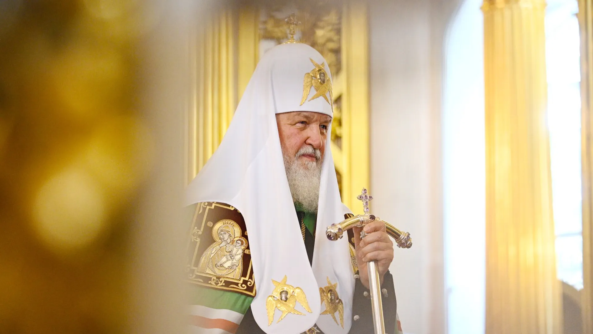 Патриарх Кирилл освятил воду в Крещенский сочельник