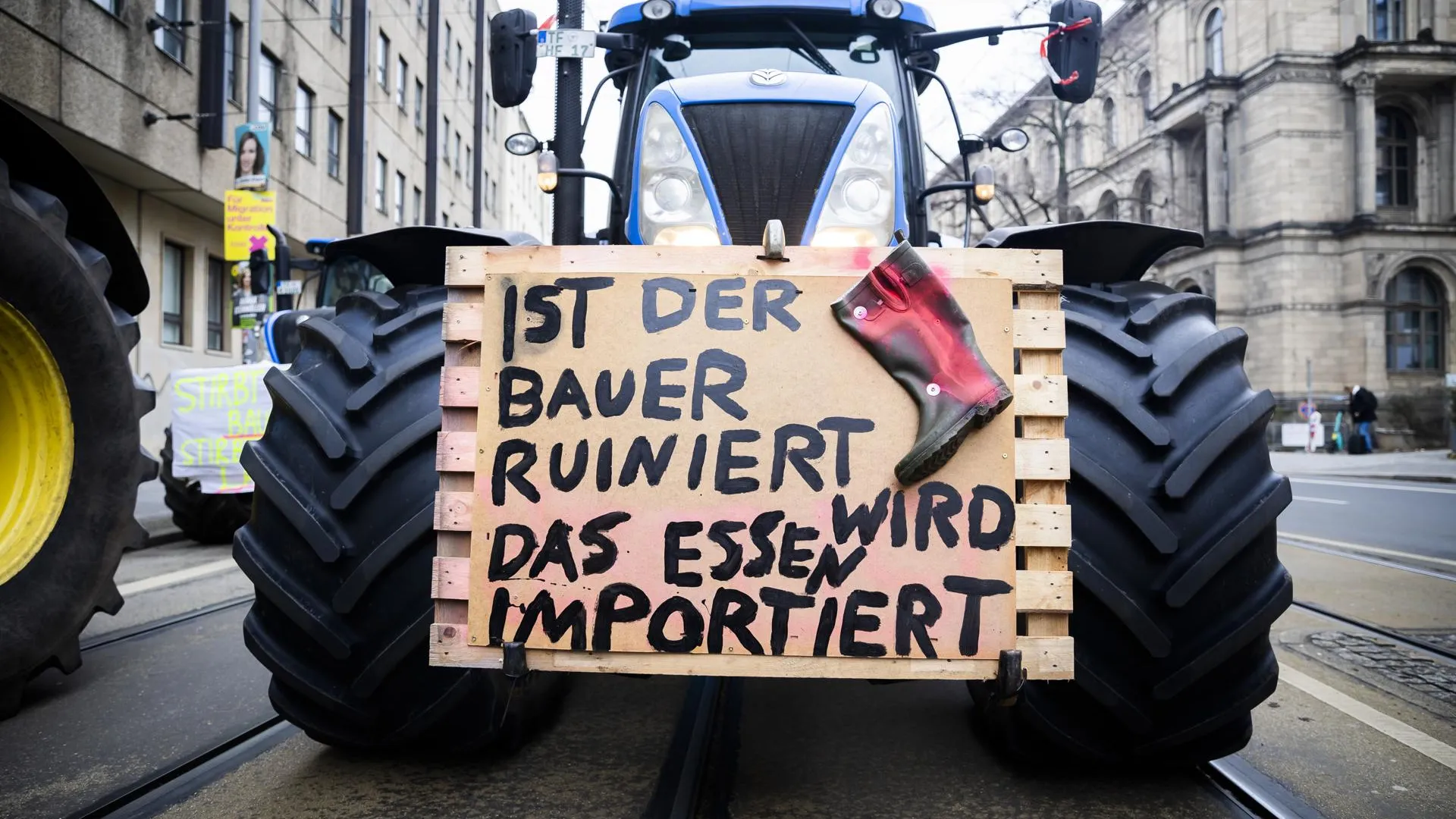 Протесты фермеров в Берлине / Christoph Soeder / dpa