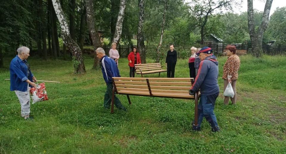 Благоустройство парка началось в поселке Радиоцентр-9 Богородского округа