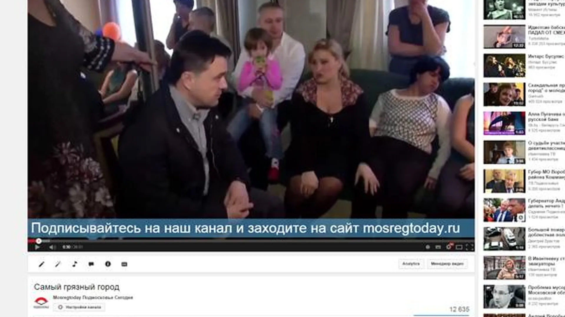Видео внезапного визита губернатора в Ивантеевку бьет рекорды по просмотрам