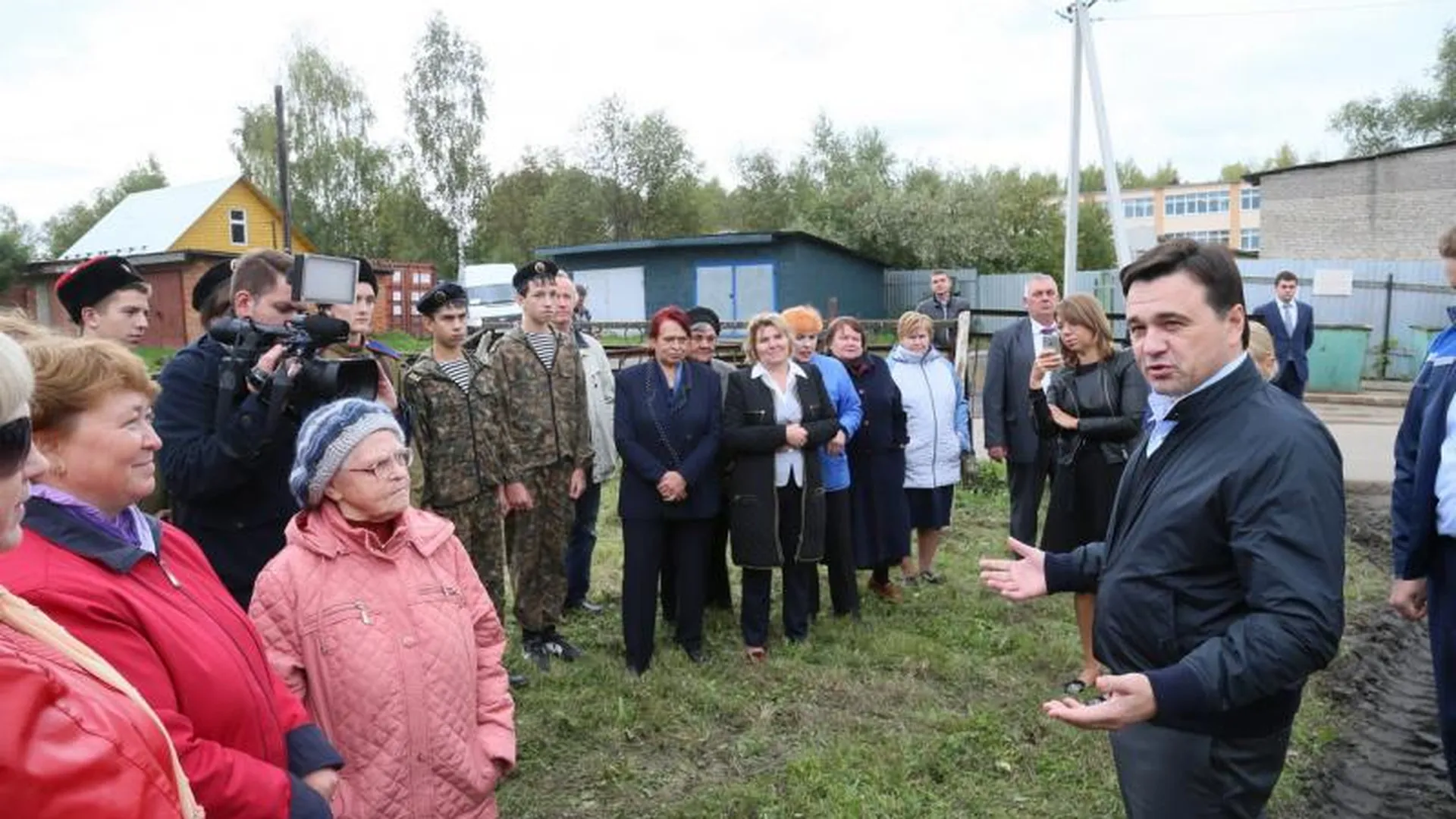 Жители Можайска пожаловались Воробьеву на судьбу кадетского училища