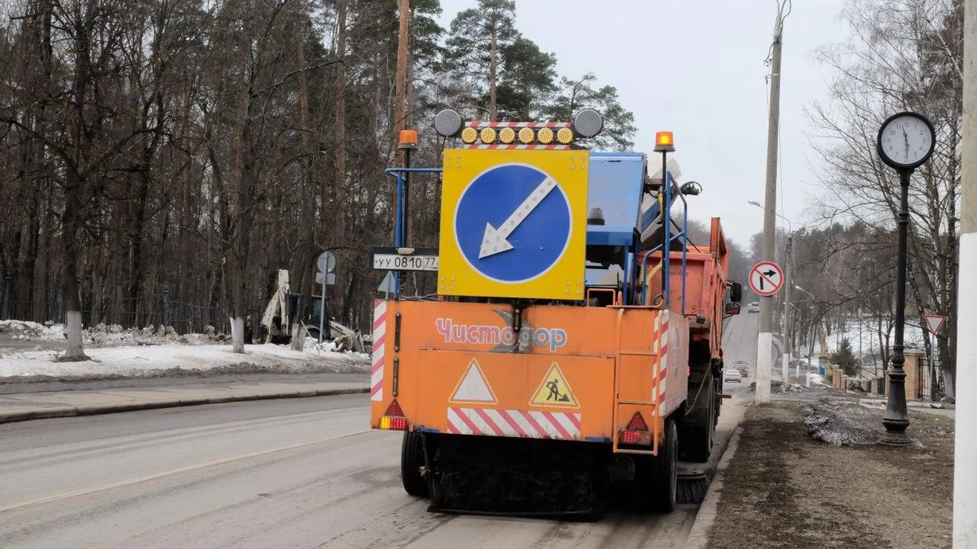 Плановый ремонт дорог провели в Рузском городском округе