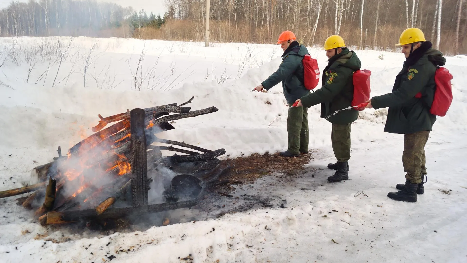 В Подмосковье проходит федеральная проверка готовности региона к пожароопасному сезону