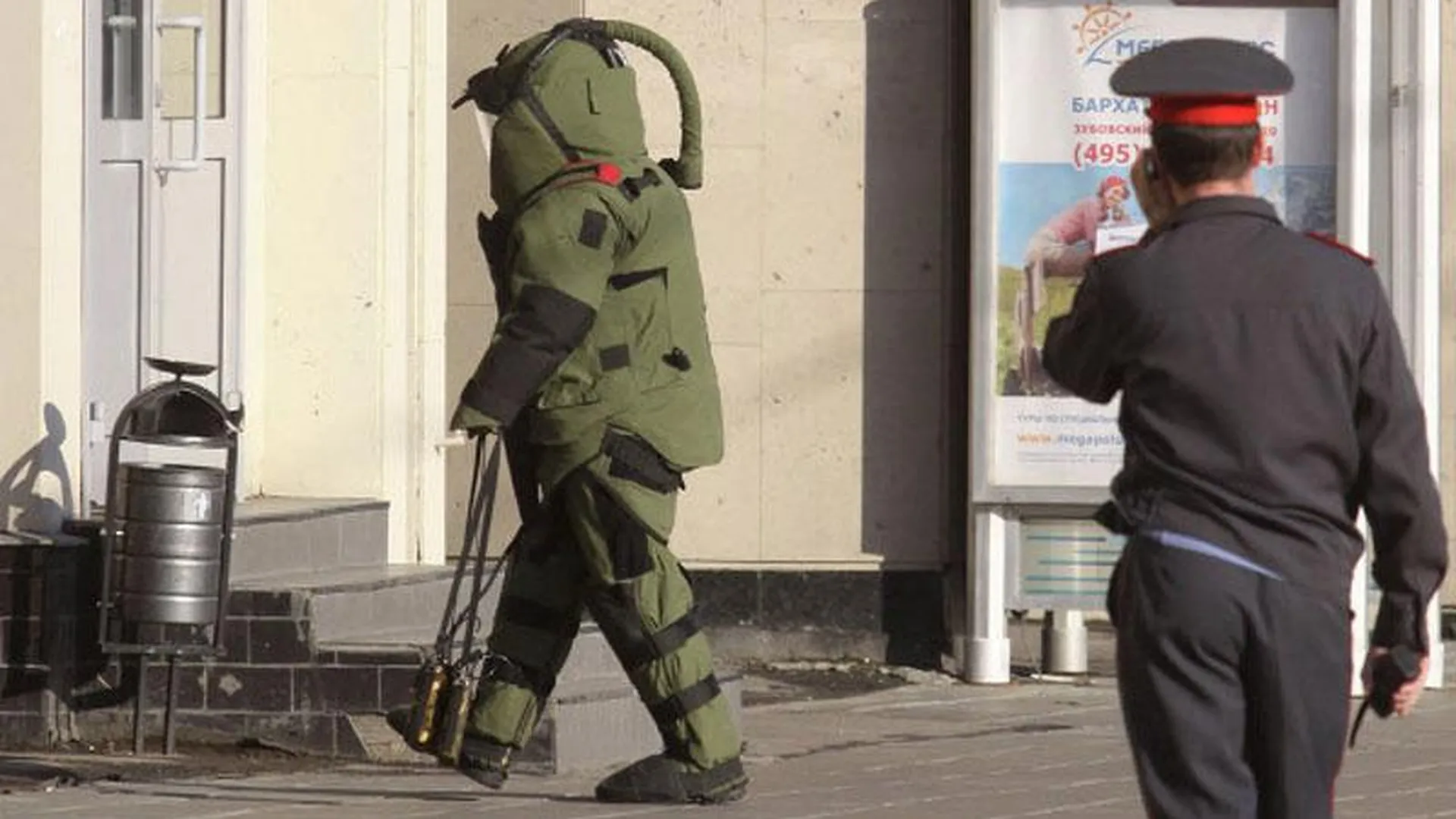 Взрывотехники с помощью робота-сапера уничтожили подозрительный предмет в Люберцах