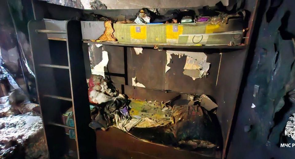 МЧС: в Рязани из-за игры 6-летнего ребенка с зажигалкой загорелись 2 балкона