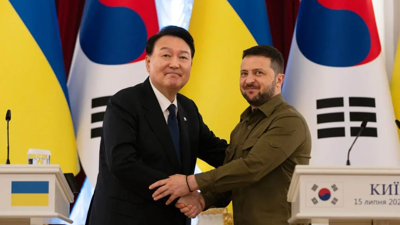Визит президента Южной Кореи Юн Сок Ёля на Украину