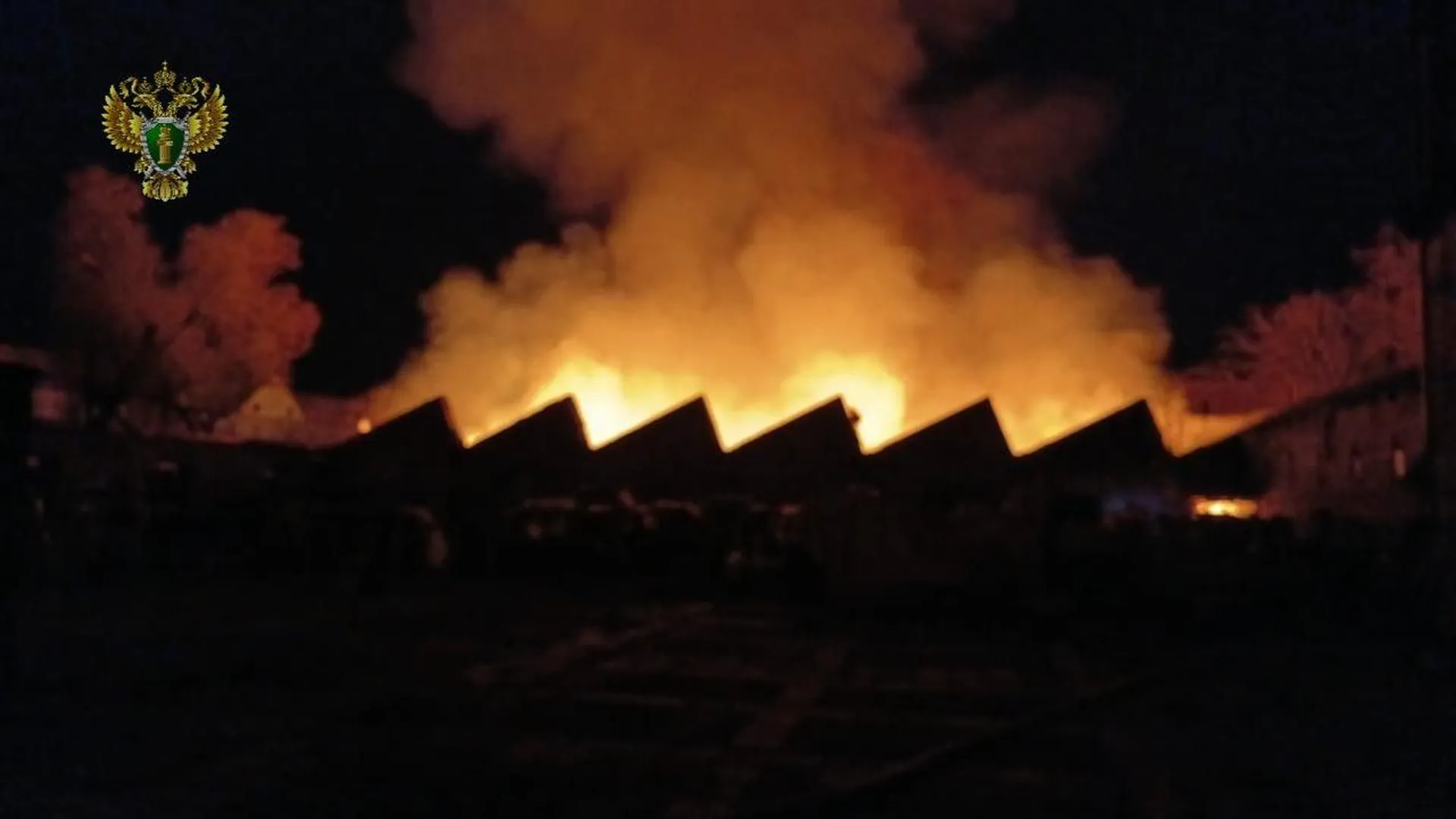 Один человек пострадал при пожаре в производственном здании в Орехово-Зуево