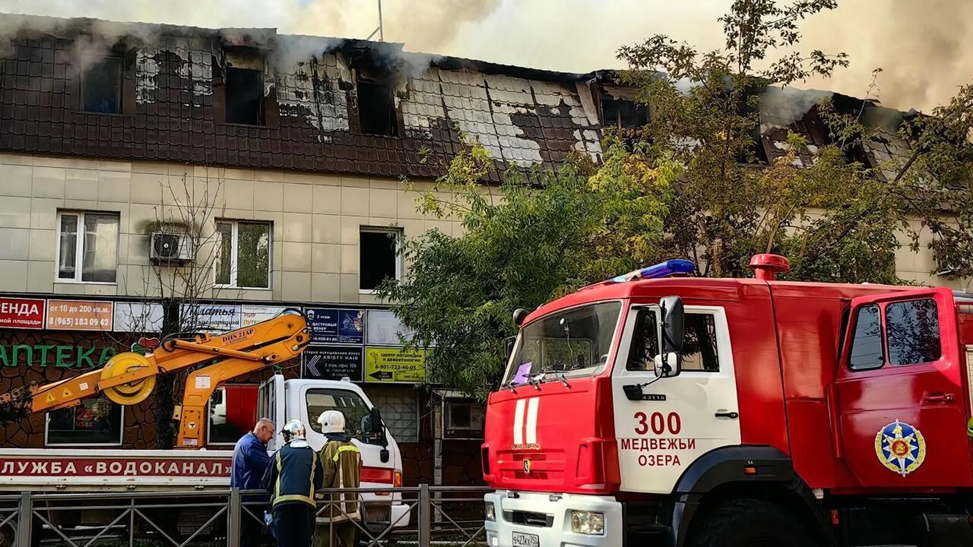 В подмосковном Щелкове во время пожара сгорела гончарная мастерская