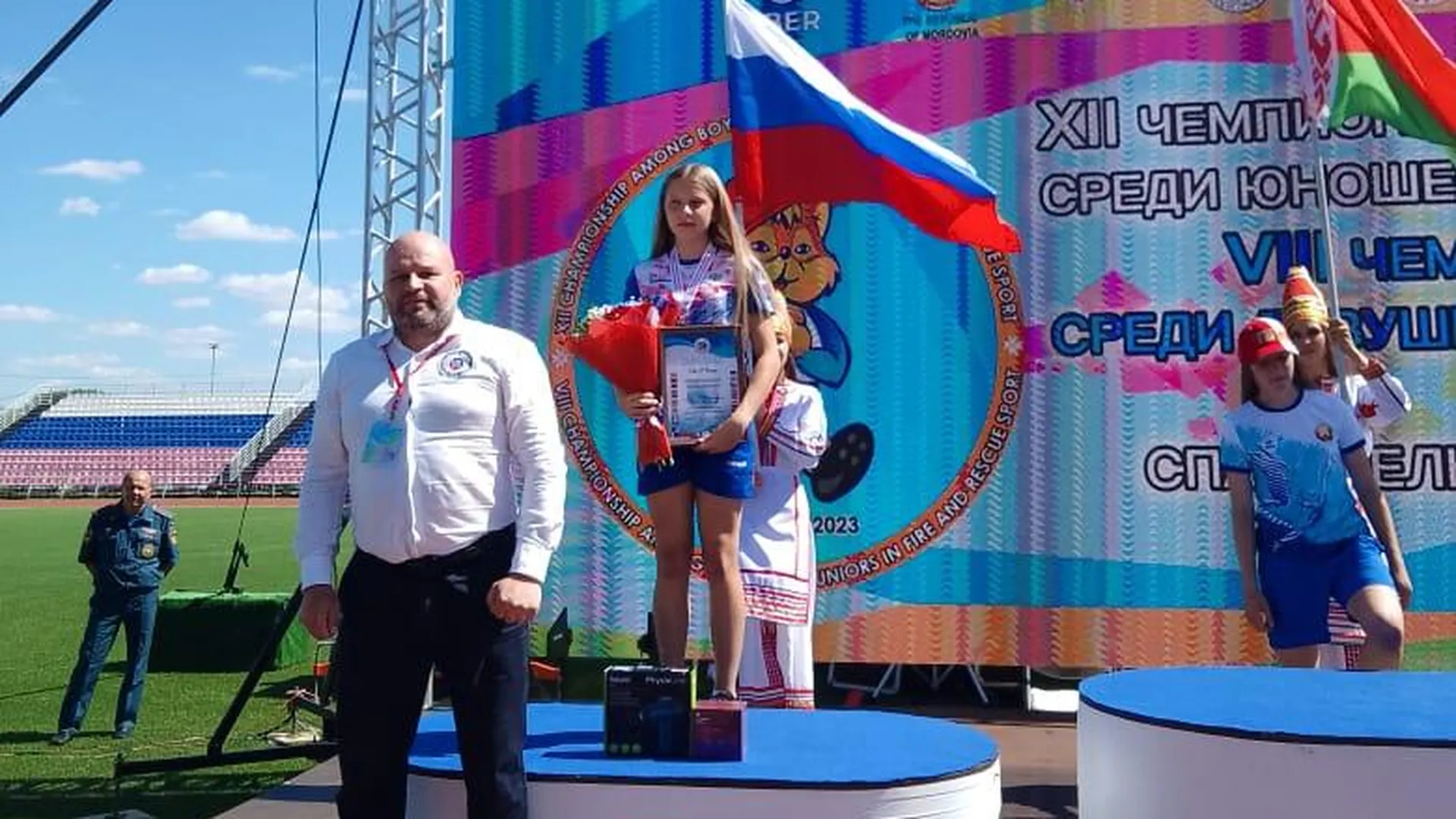 Жительница Подмосковья получила две медали на соревнованиях по пожарно-спасательному спорту
