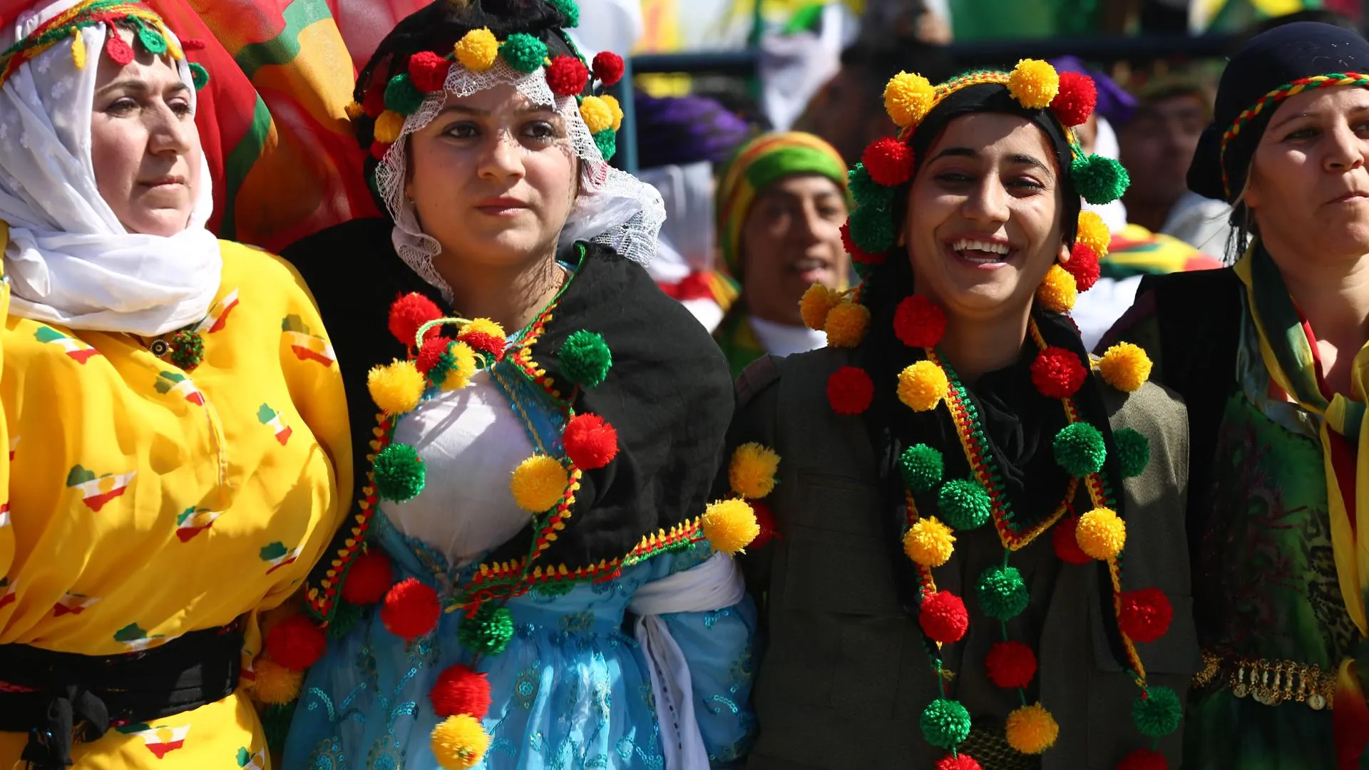 Курдский народ празднует Навруз. Фото: Li Ming / Xinhua