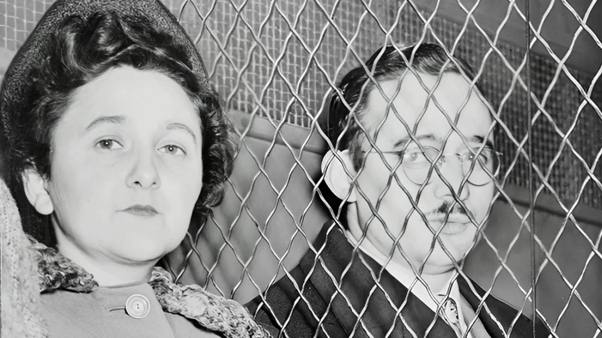Этель и Юлиус Розенберги после приговора суда, 1951 год