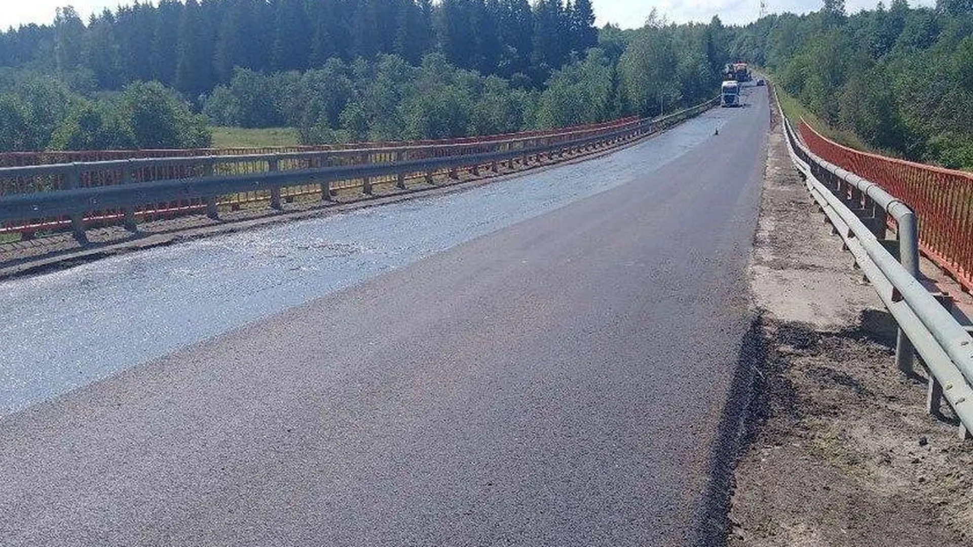 В подмосковном Можайске отремонтировали участок дороги, который соединяет два шоссе
