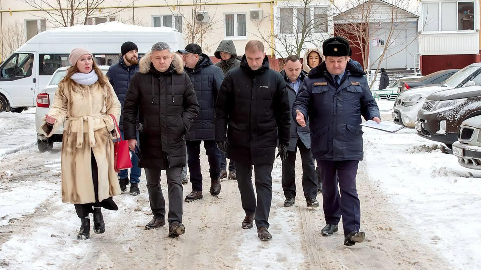Администрация Подольска проверила работу по очистке снега