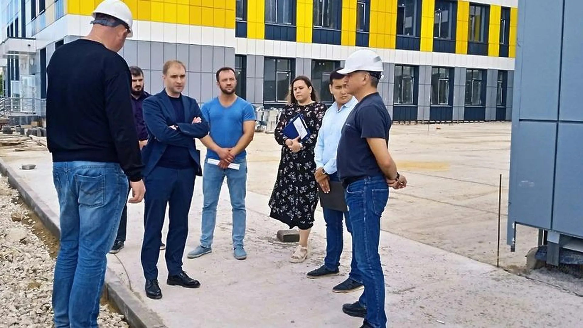 Строительство новой школы в Чехове близится к завершению