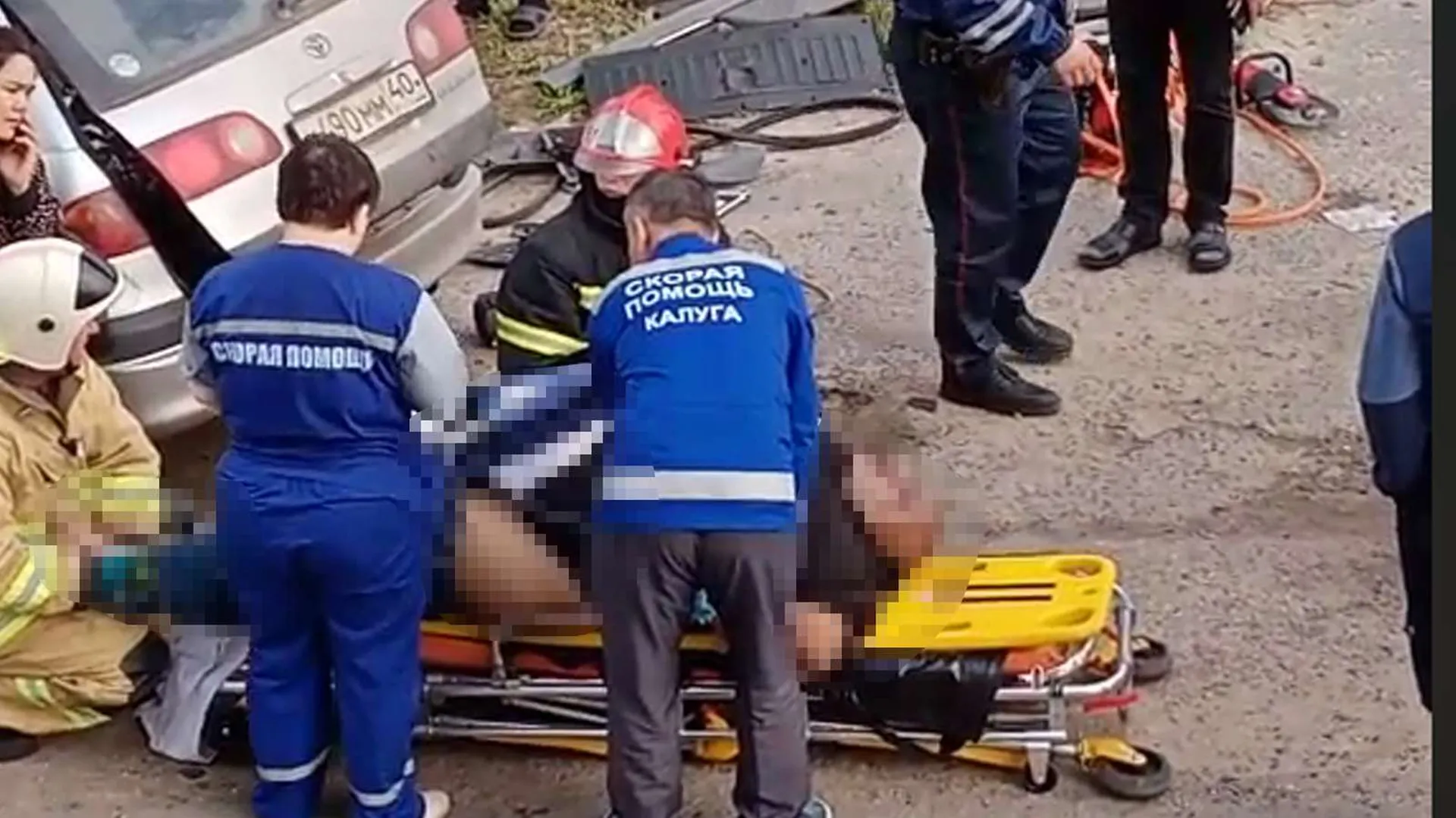 Авария из-за пьяного водителя под Калугой попала на видео
