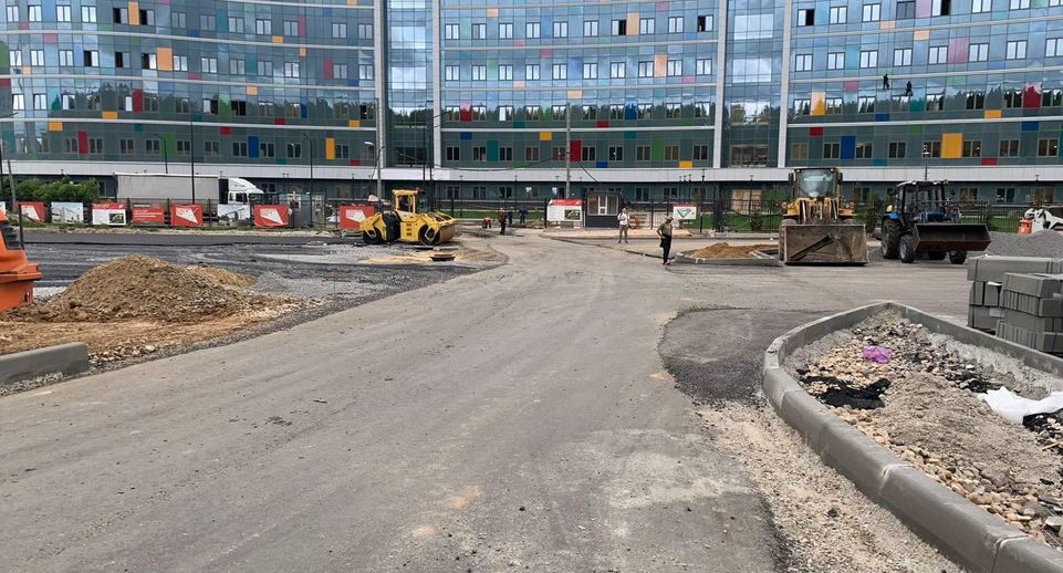 Подъездную дорогу к детскому центру имени Рошаля построили в Красногорске