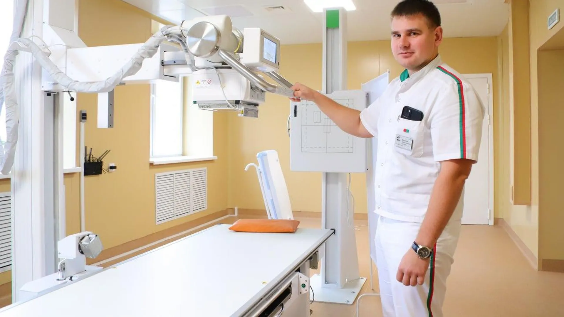 В поликлинике №1 в Воскресенске установили новый цифровой рентген-аппарат