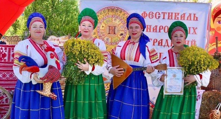 Ремесленные мастер-классы провели на фольклорном фестивале в Одинцове