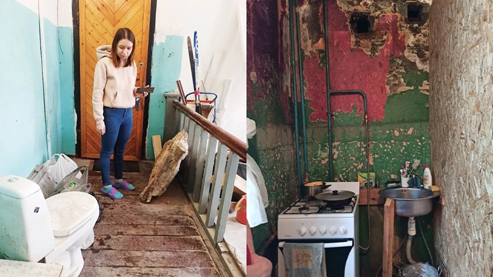 «Прогнившие балки, а канализационный стояк изношен»: жители Ногинска страдают от злополучных квартир