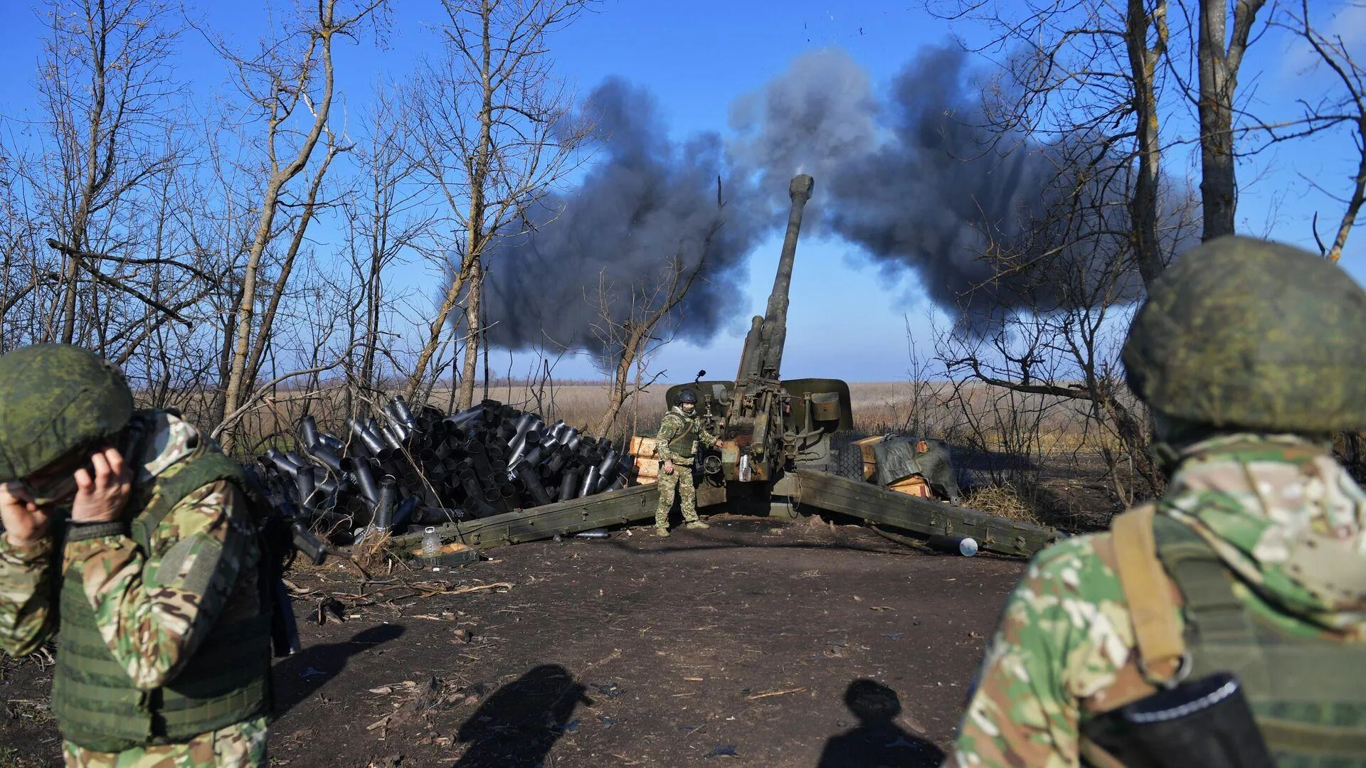 Артиллеристы накрыли группу украинских боевиков у Белгородской области