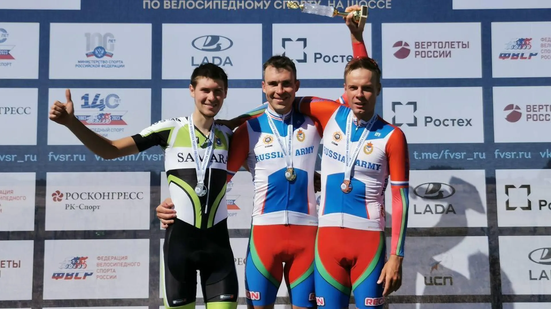 Подмосковные спортсмены успешно выступили на Кубке России по велоспорту-шоссе