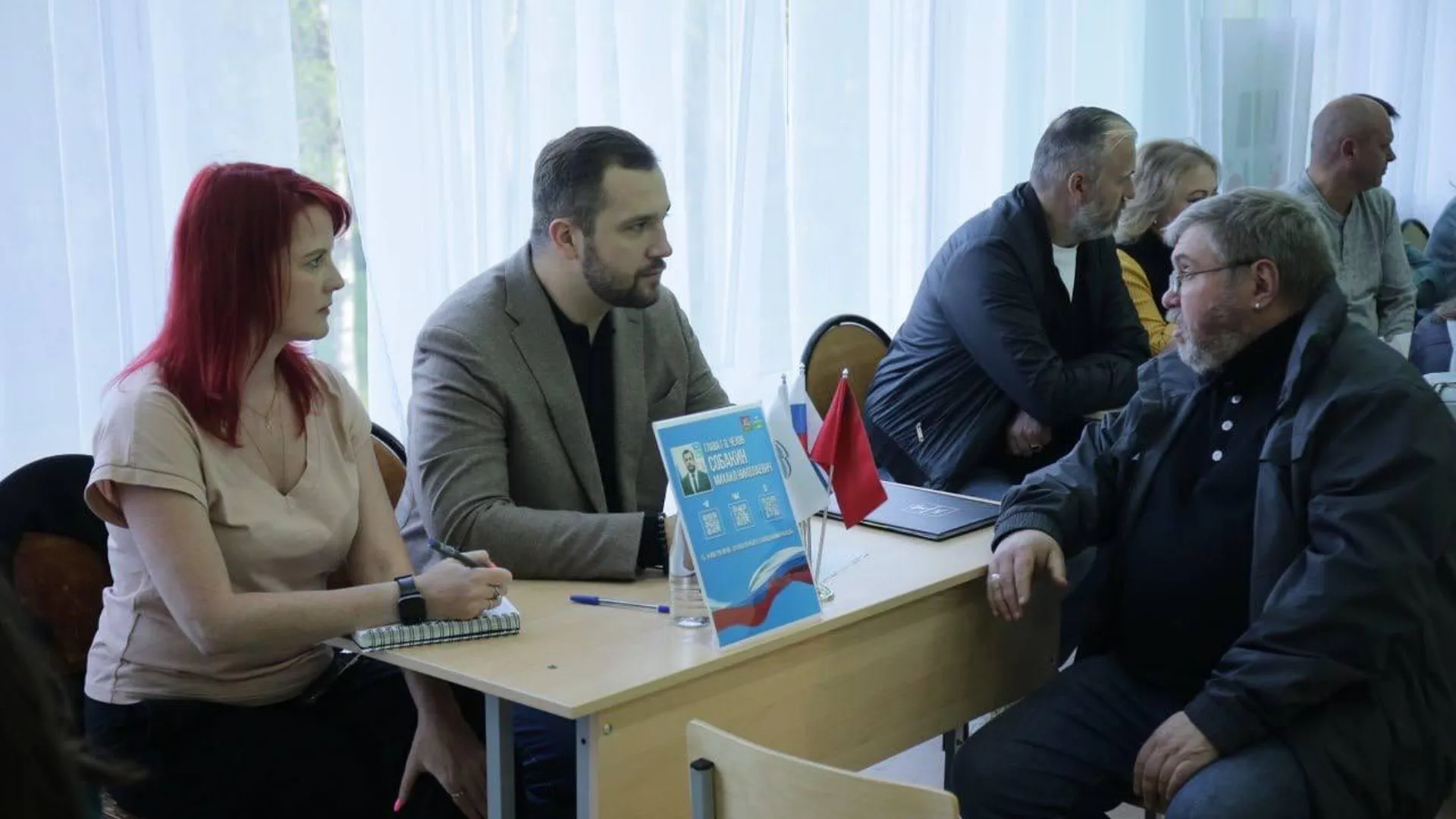 Глава Чехова Собакин провел встречу с жителями деревень округа в рамках «выездной администрации»