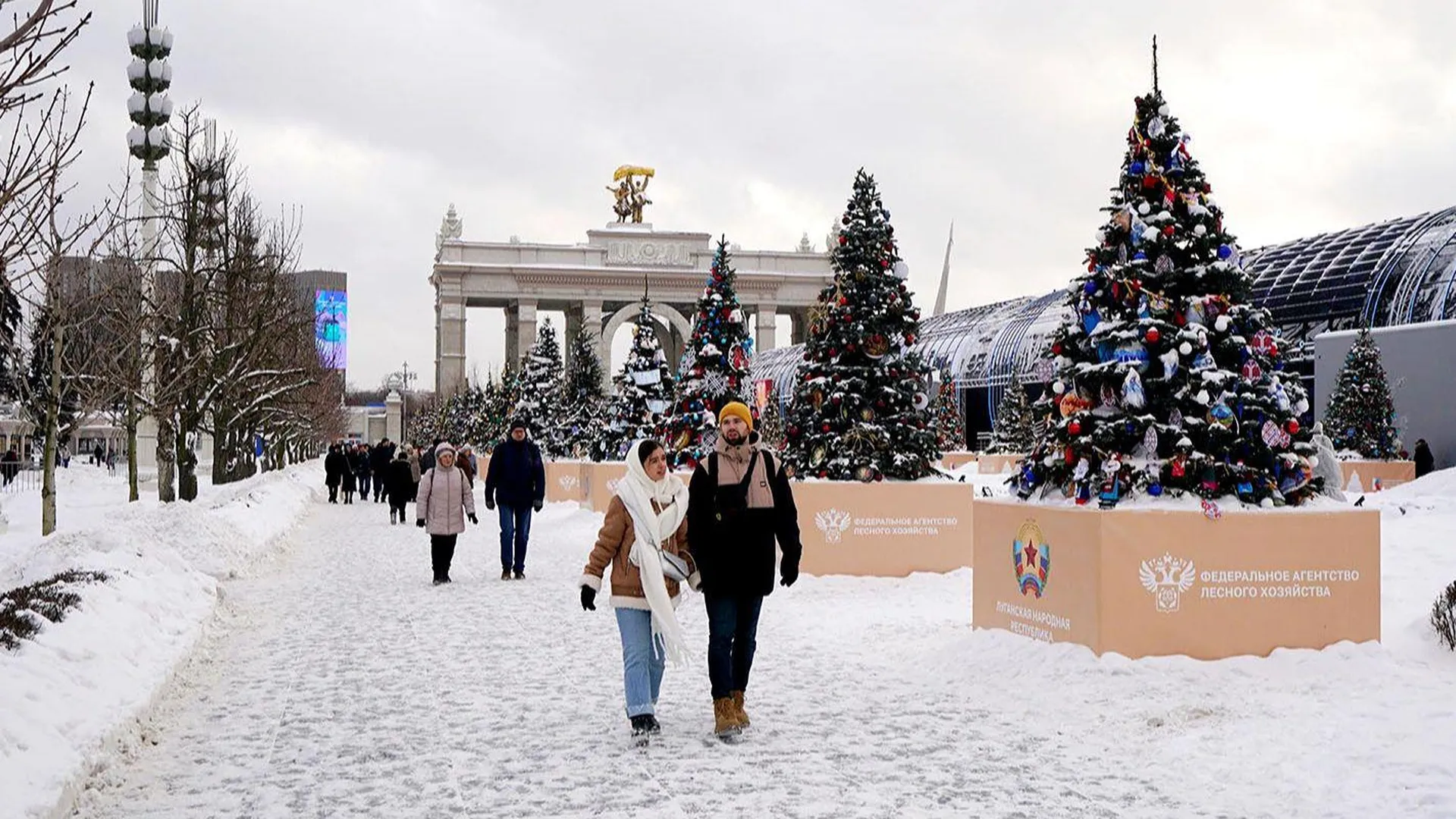 ВДНХ представил «Снежный маршрут» для москвичей
