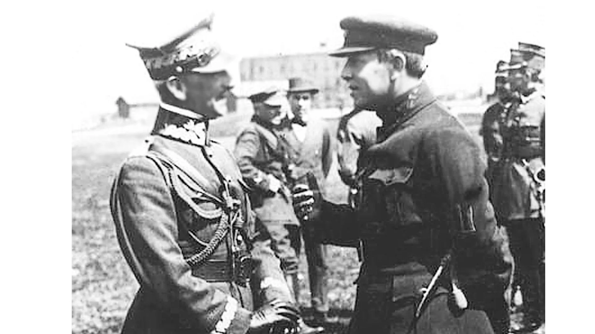 Генерал Речи Посполитой Антоний Листовский и Симон Петлюра, 1920 год